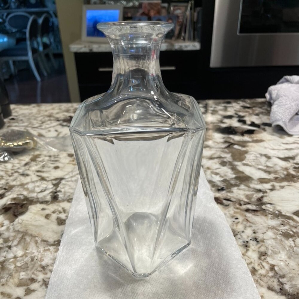 Mid Century Baccarat Crystal Whiskey Decanter NO STOPPER